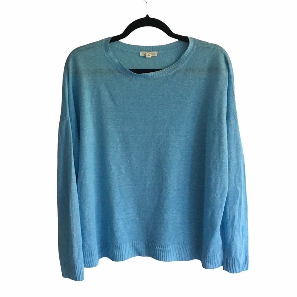 𝅺Eileen Fisher Organic Linen Sweater